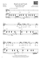 Reach Out and Touch -  Piano/Vocal Score Sheet Music/MP3 FREE Download - up4itmusic